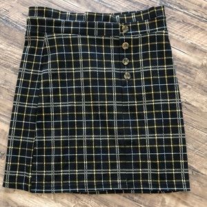 Ardene plaid stretch skirt